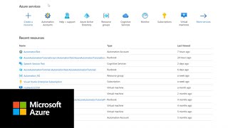 Introduction to Run As account with Microsoft Azure
